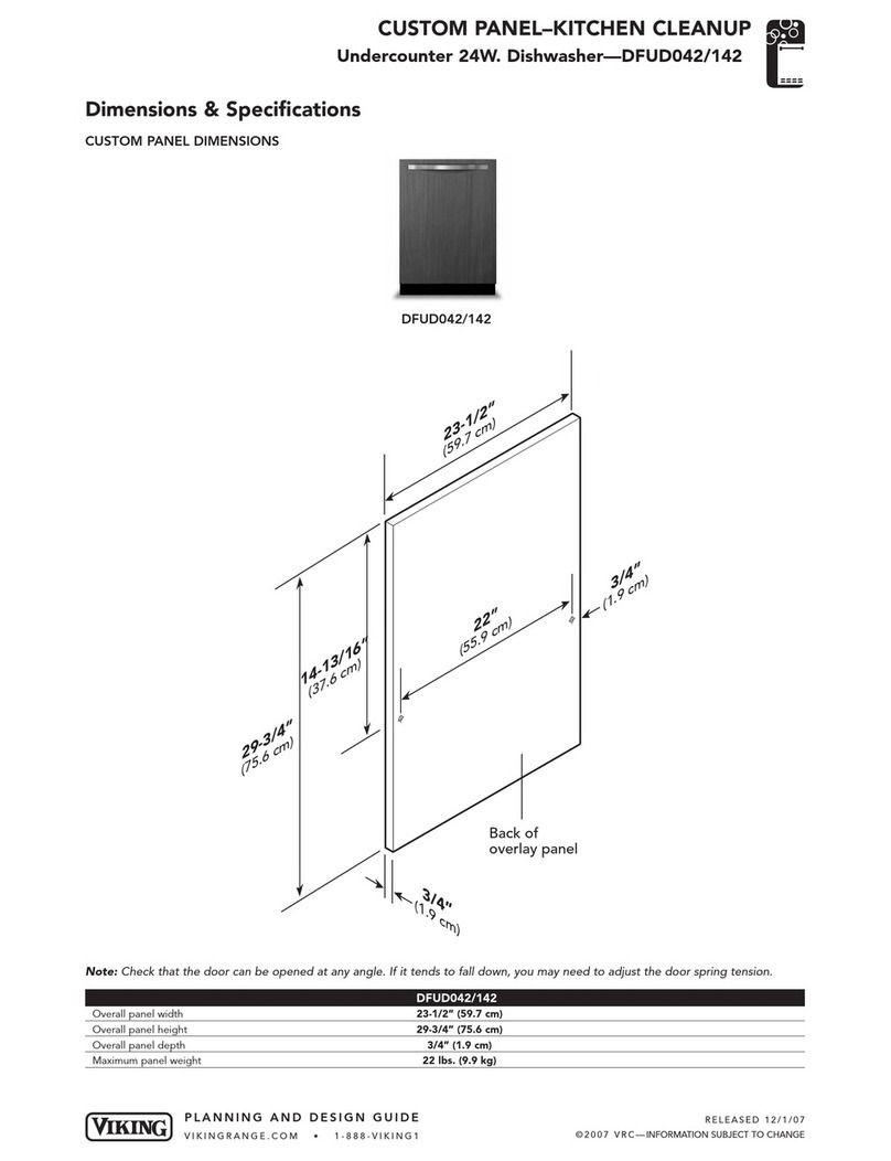 Viking Custom Front DFUD042 User guide Viking Custom Front DFUD042 User guide