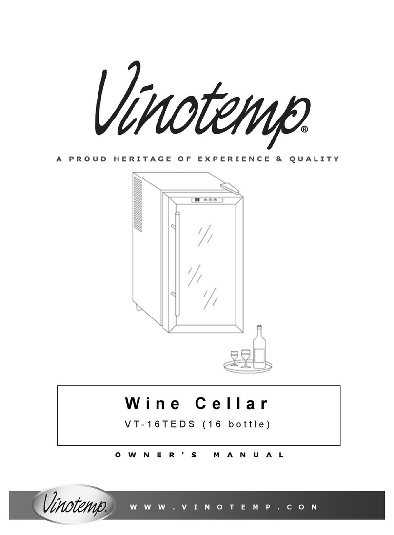 Vinotemp VT-16TEDS owner's manual