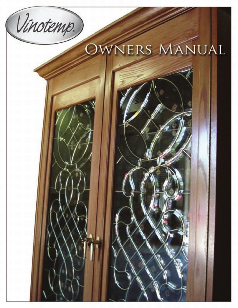 Vinotemp V5LR 2009 owner's manual