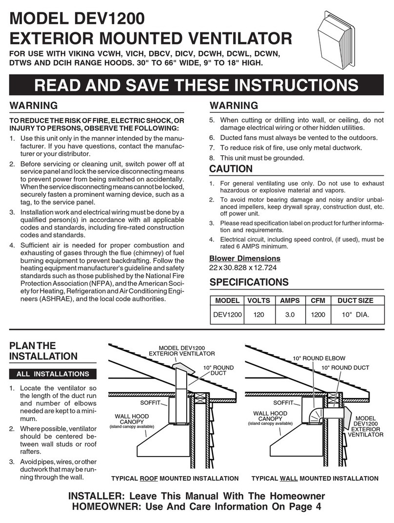 Viking DEV1200 instruction manual