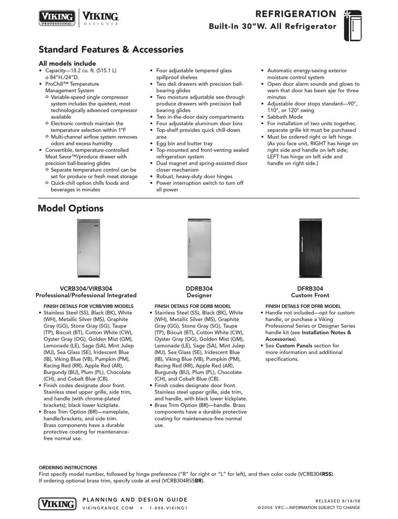 Viking Professional VIRB304 Specifications