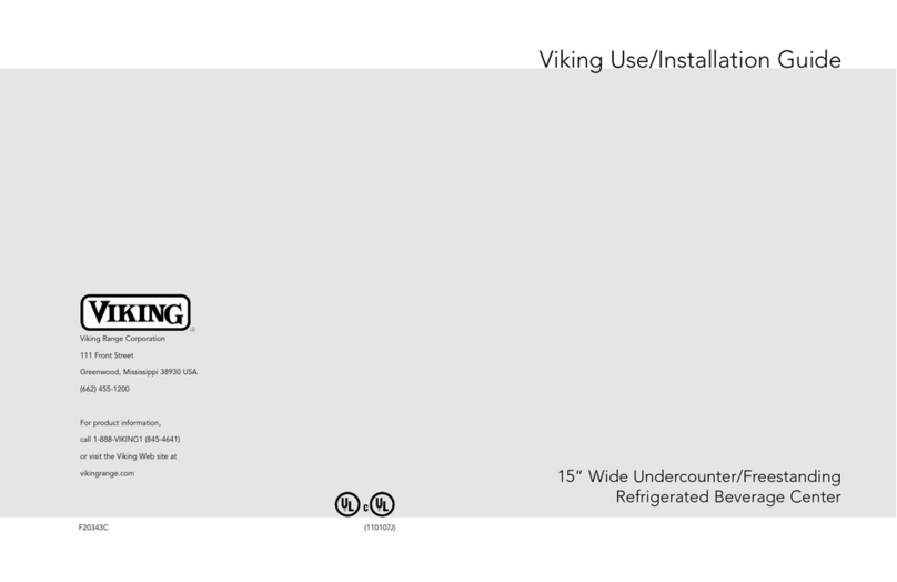Viking DFUR154 Use & installation guide
