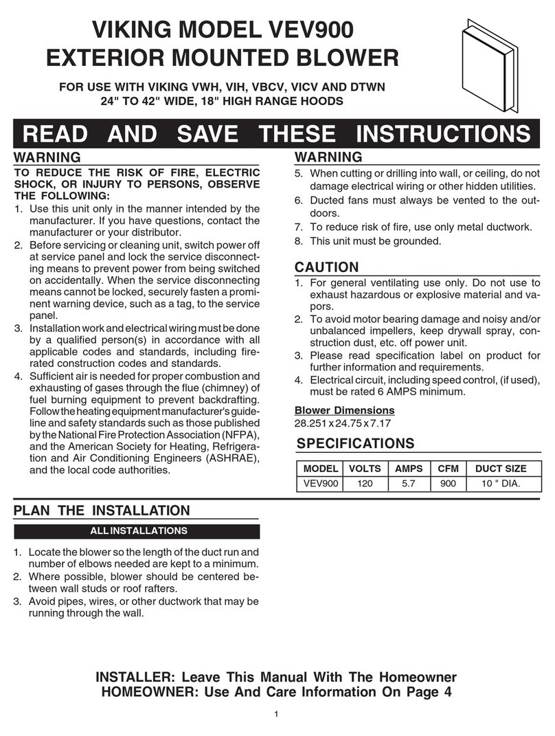 Viking VEV900 instructions