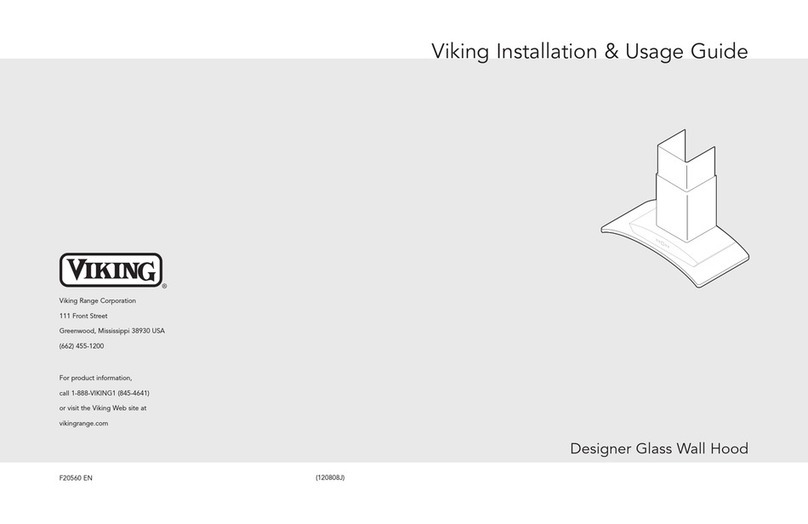 Viking F20560 Installation and usage manual