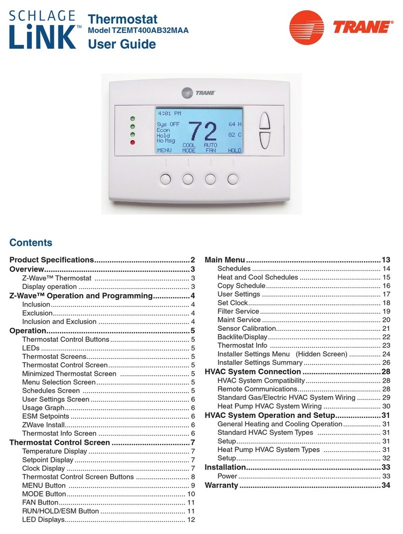 Trane Z WAVE TZEMT400AB32MAA user guide