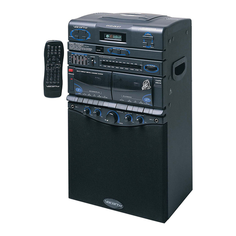 VocoPro DVD-Duet Digital Key Control DVD/CD/CDC Dual Cassette Karaoke... User manual