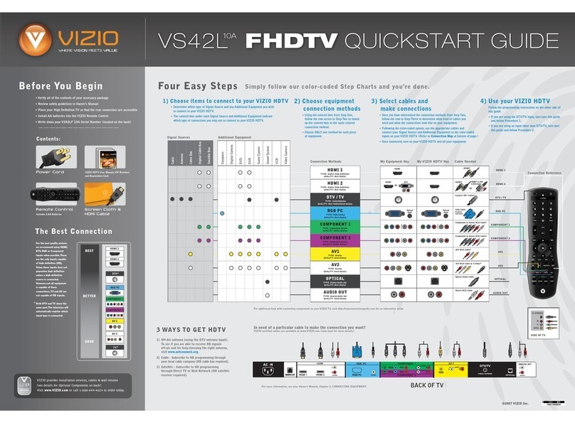 Vizio VS42LF User manual