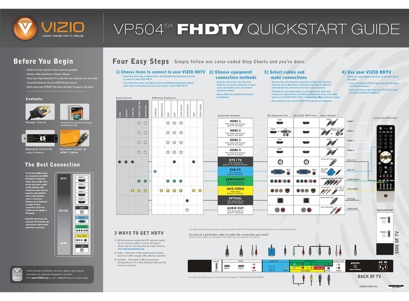 Vizio VP504F User manual