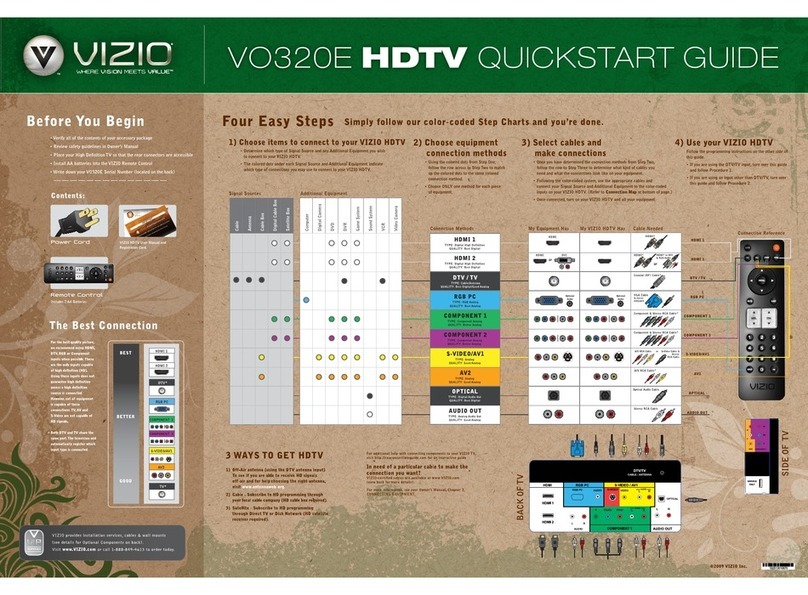 Vizio VO320E User manual