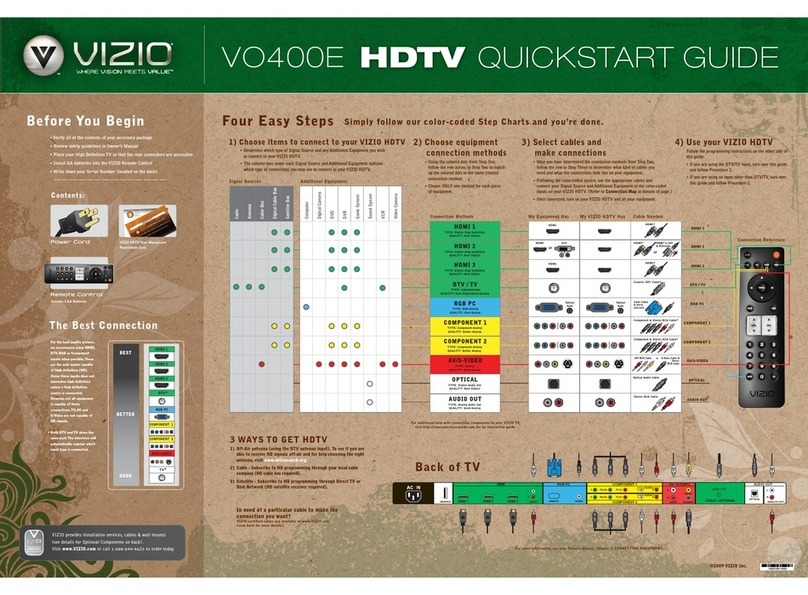 Vizio VO400E User manual