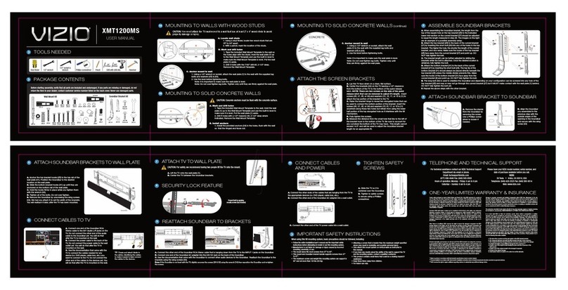 Vizio XMT1200MS User manual