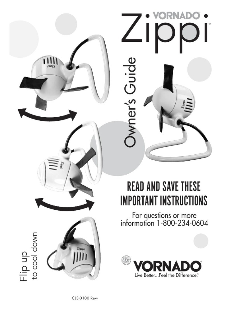 Vornado Zippi User manual