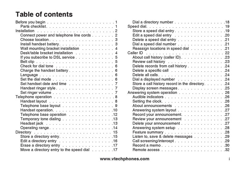 V-tech Amplified Phone User manual