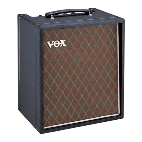 Vox T-15 User manual
