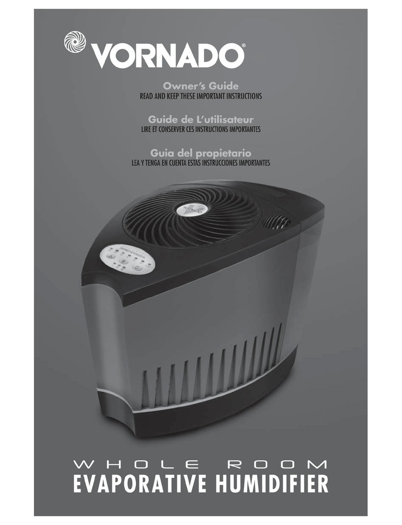 Vornado Evaporative Humidifier User guide