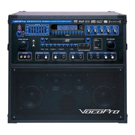 VocoPro Voco  portable speaker User manual