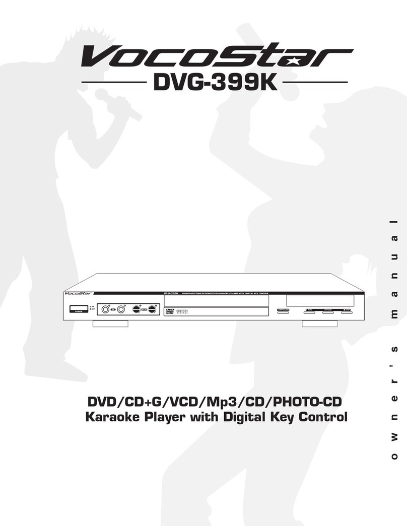 VocoStar DVG-399K owner's manual