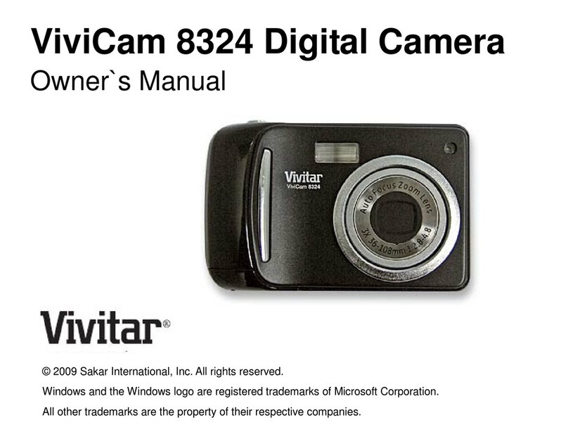 Vivitar ViviCam 8324 User manual