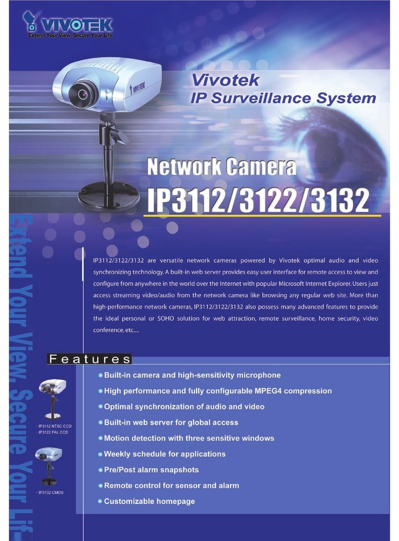 Vivotek IP3132 User manual