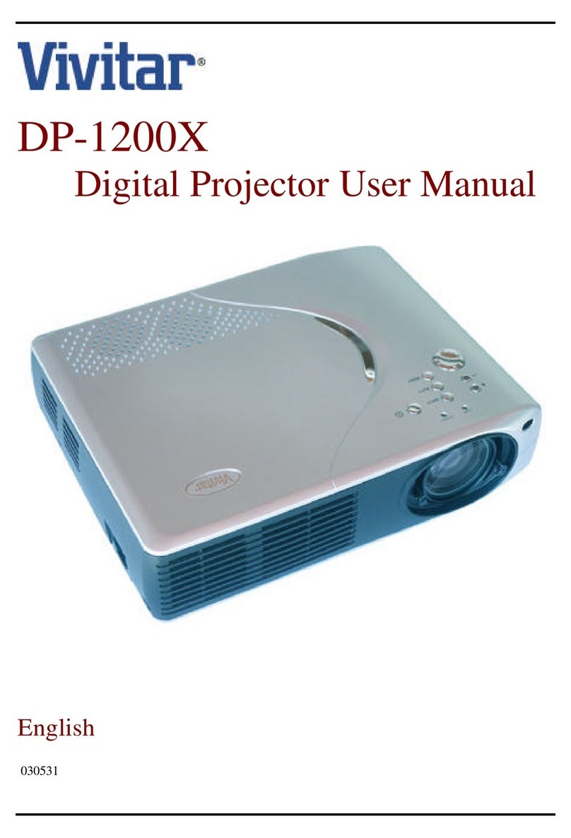 Vivitar DP-1200 X user manual