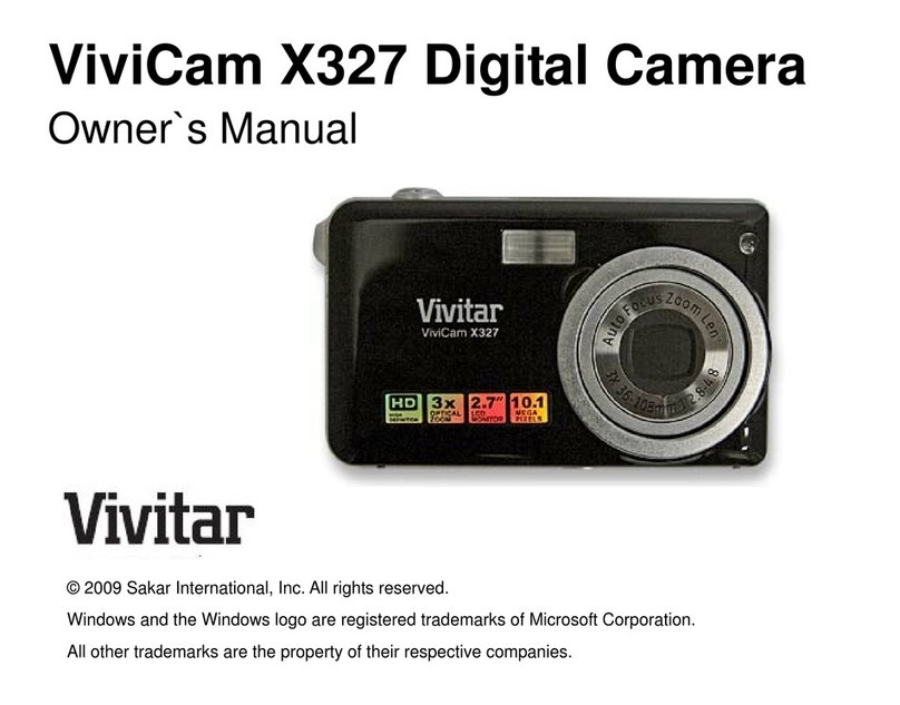 Vivitar ViviCam X327 owner's manual