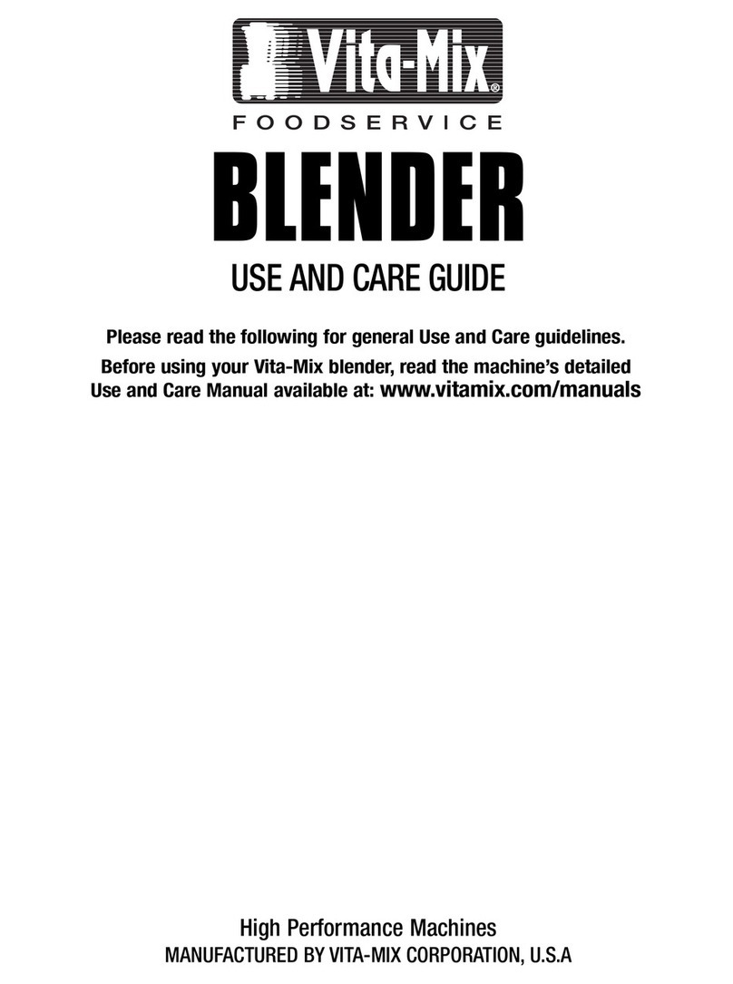 Vitamix 101807 User manual