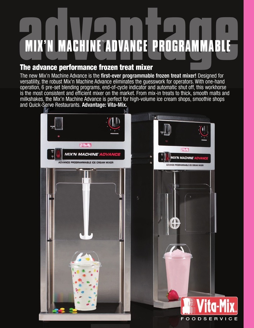 Vitamix Frozen Treat Mixer Brochure & specs Vitamix Frozen Treat Mixer Brochure & specs