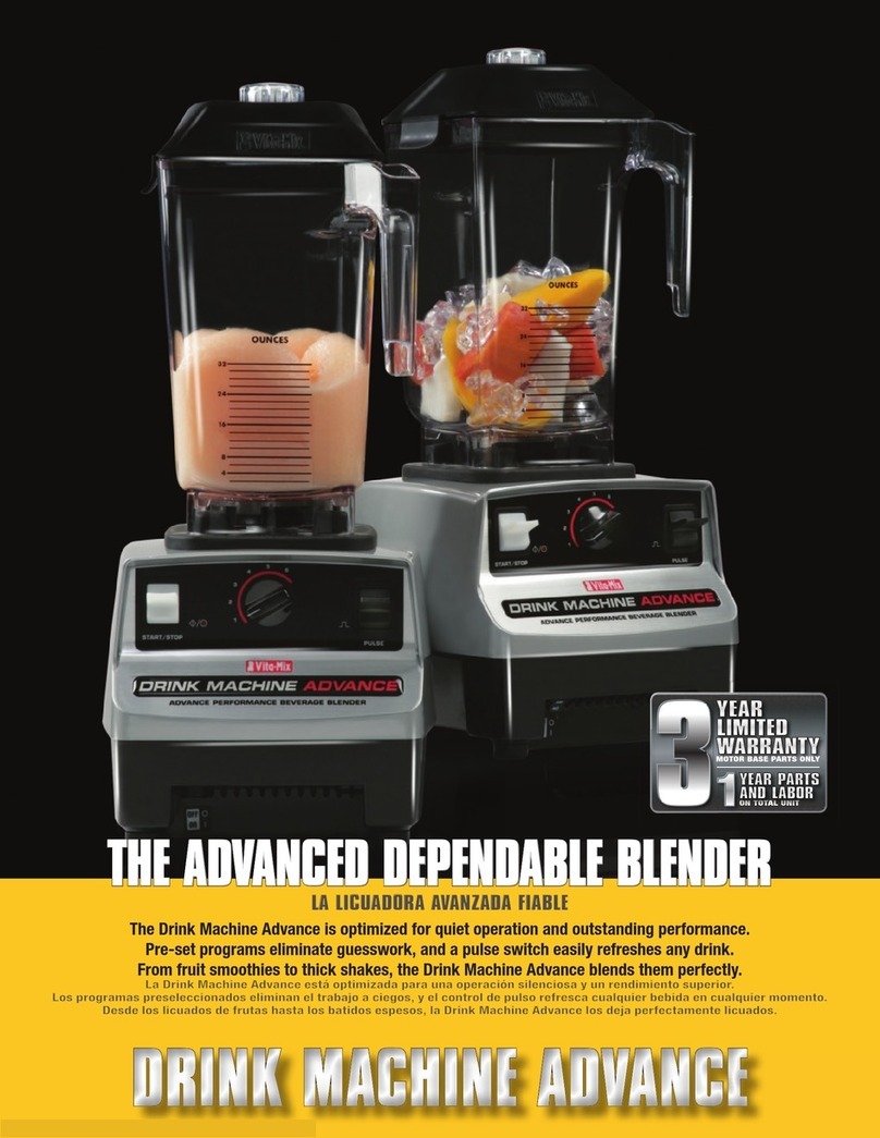 Vitamix Drink Machine Advance Brochure & specs