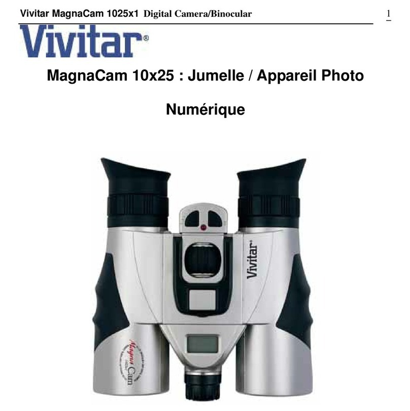 Vivitar MagnaCam 1025x1 Digital Camera/Binocular Configuration guide