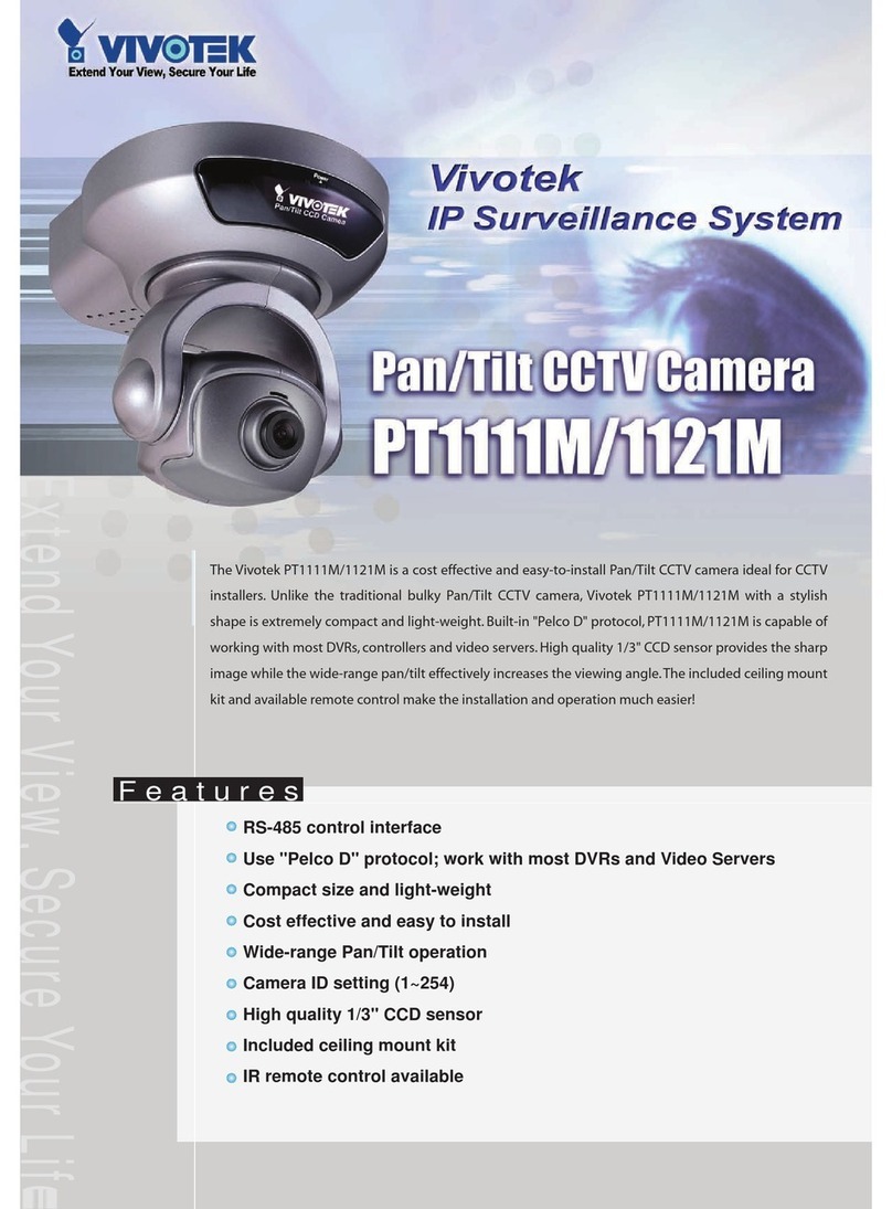 Vivotek PT1111 User manual