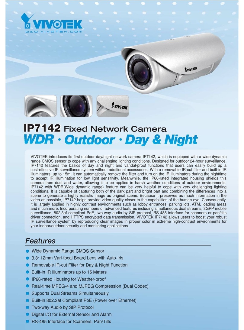 Vivotek IP7142 User manual Vivotek IP7142 User manual