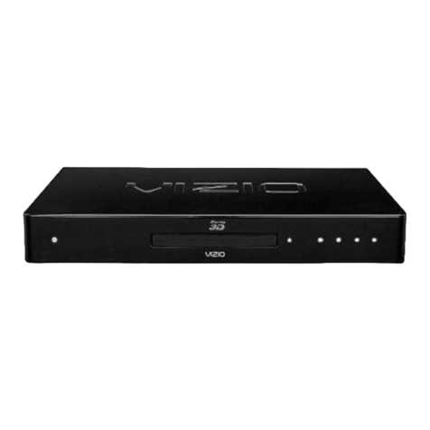Vizio 3D BLU-RAY VBR334 User manual