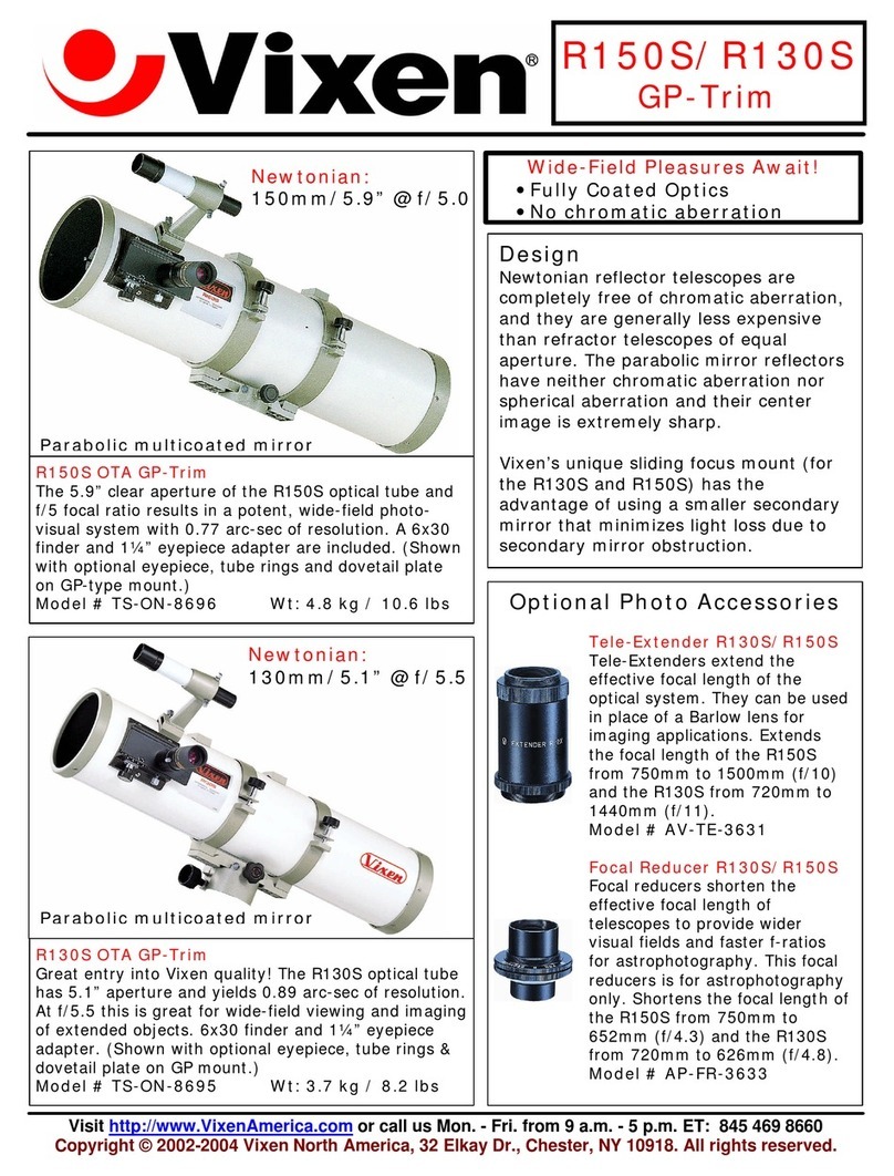 Vixen R130S User manual Vixen R130S User manual