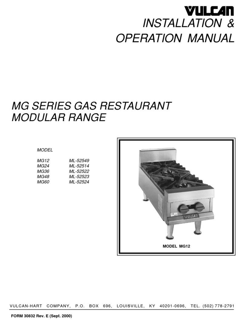 Vulcan-Hart MG12 ML-52549 User manual