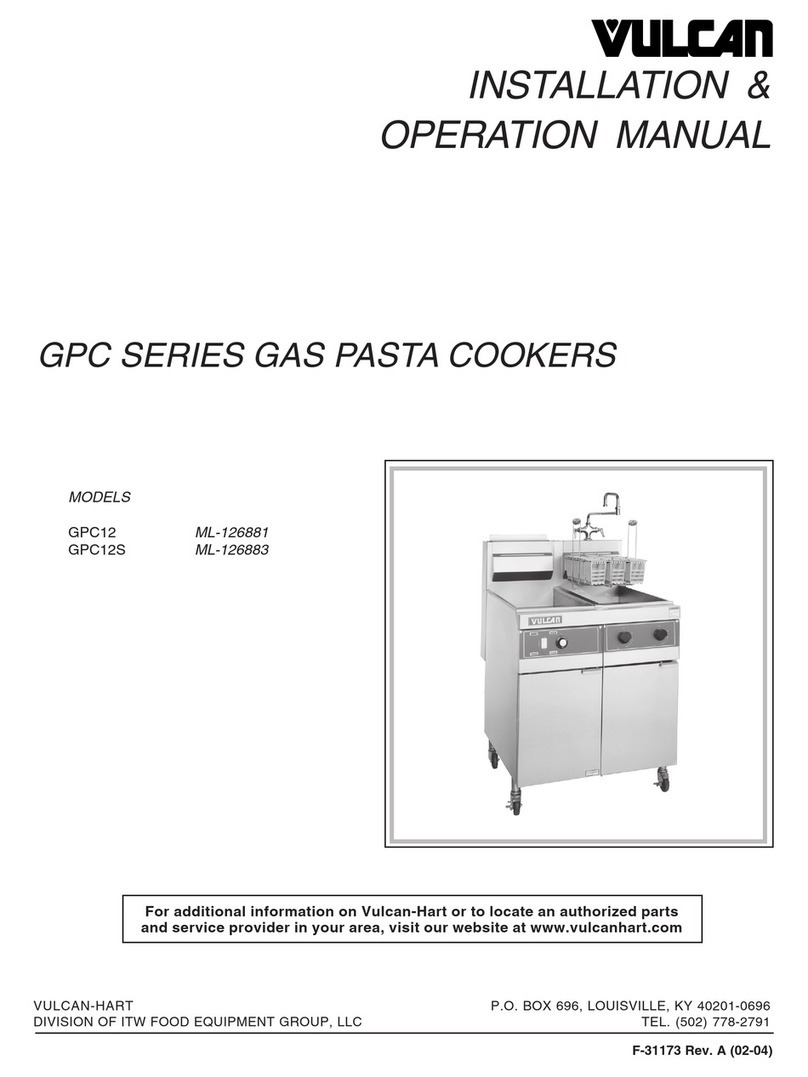 Vulcan-Hart GPC12 User manual