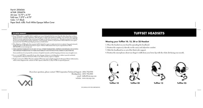 VXI TuffSet 15 instructions