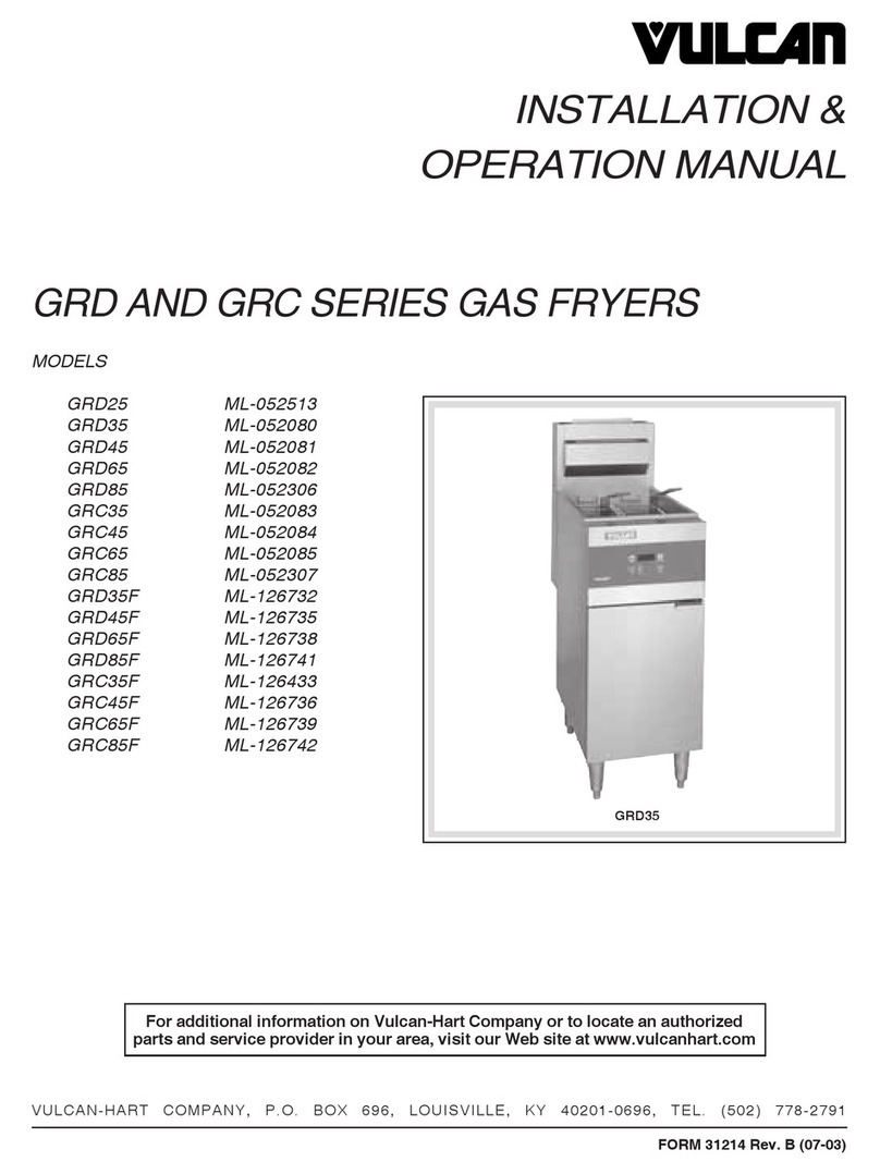 Vulcan-Hart GRC35 ML-052083 User manual