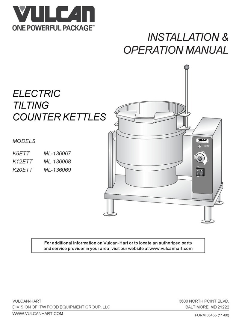 Vulcan-Hart K12ETT ML-136068 User manual