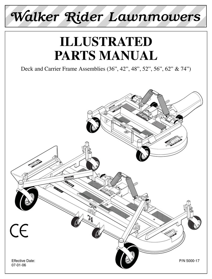 Walker 42-inch Illustrated parts manual