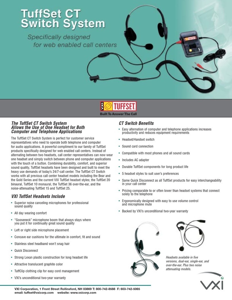 VXI TuffSet CT Switch System brochure VXI TuffSet CT Switch System brochure
