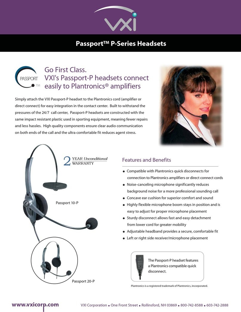 VXI Passport 10-P Specifications
