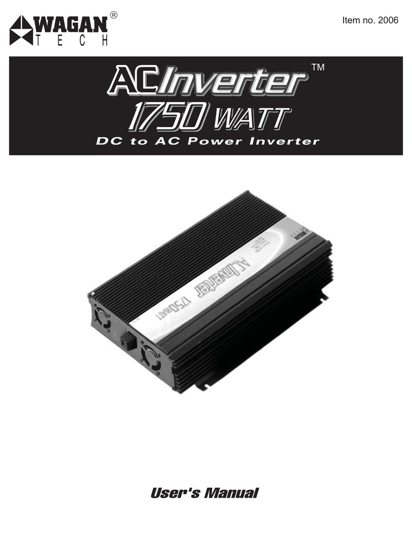 Wagan Inverter user manual