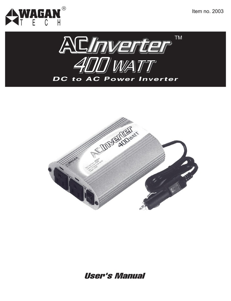 Wagan ACInverter 400 Watt user manual