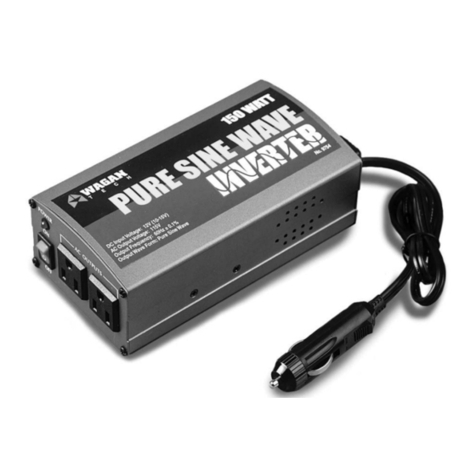 Wagan PURE SINE WAVE INVERTER 9754 user manual