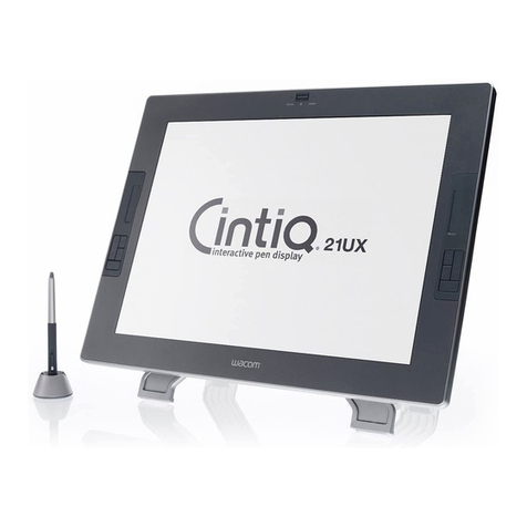 Wacom DTK-2100 - INSTALLATION AND User manual