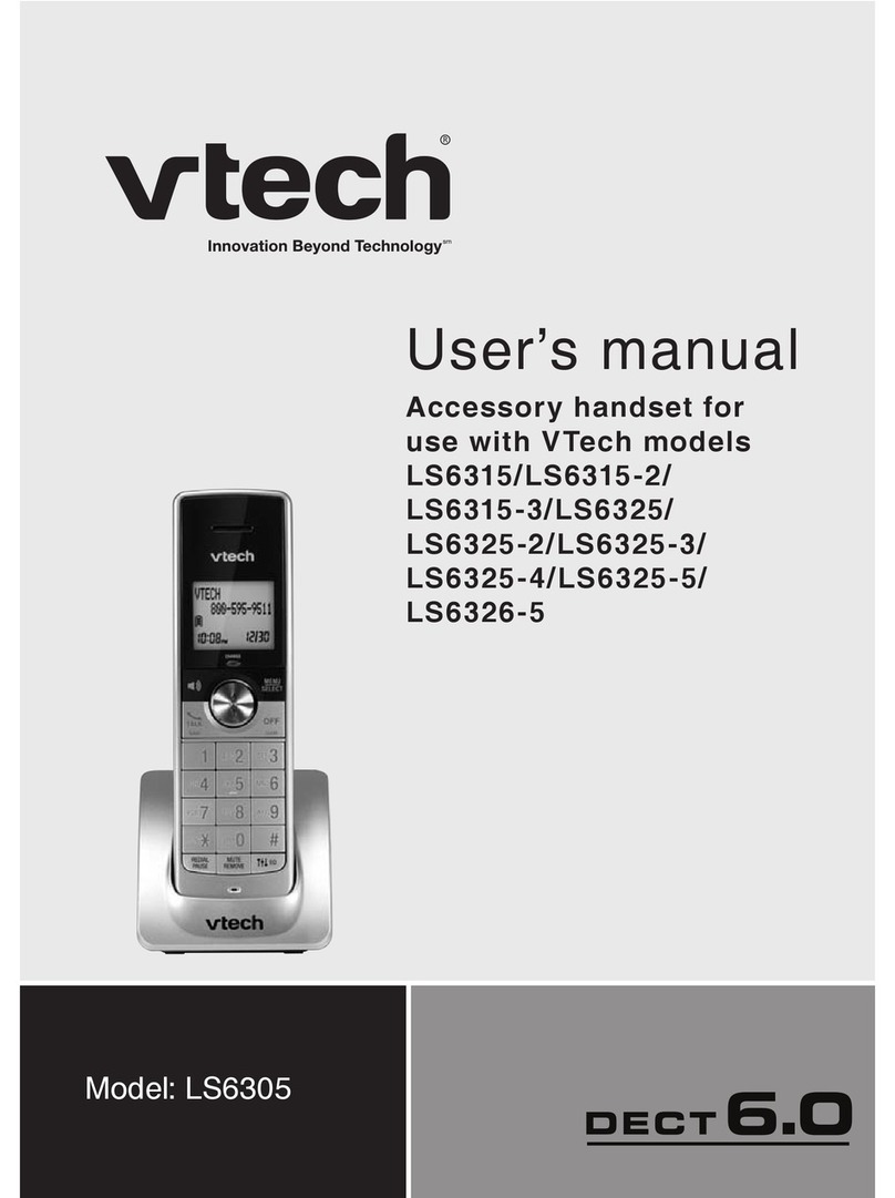 V-tech LS6305 user manual