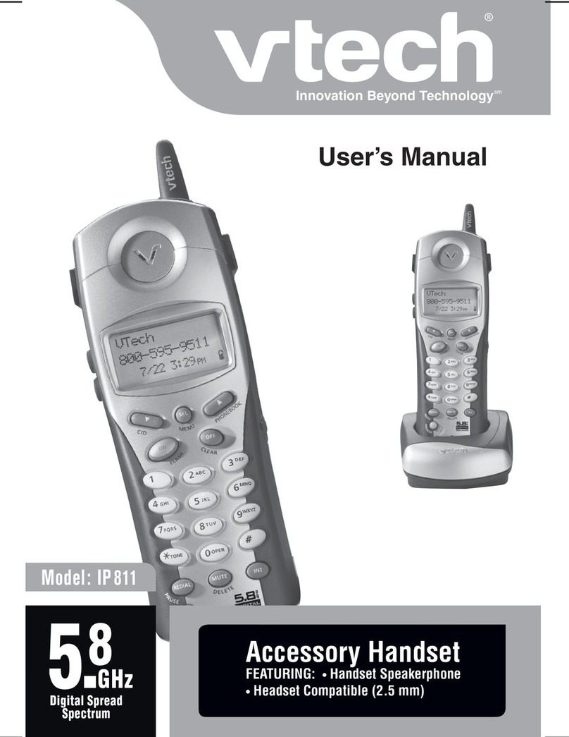 V-tech IP 811 User manual V-tech IP 811 User manual