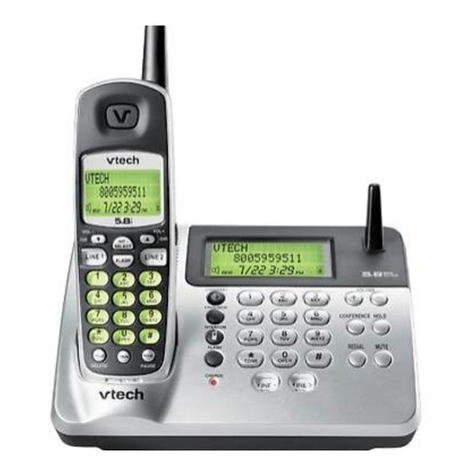 V-tech IA5879 - Cordless Phone - Operation User manual