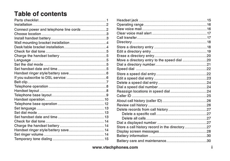 V-tech ia5847 User manual