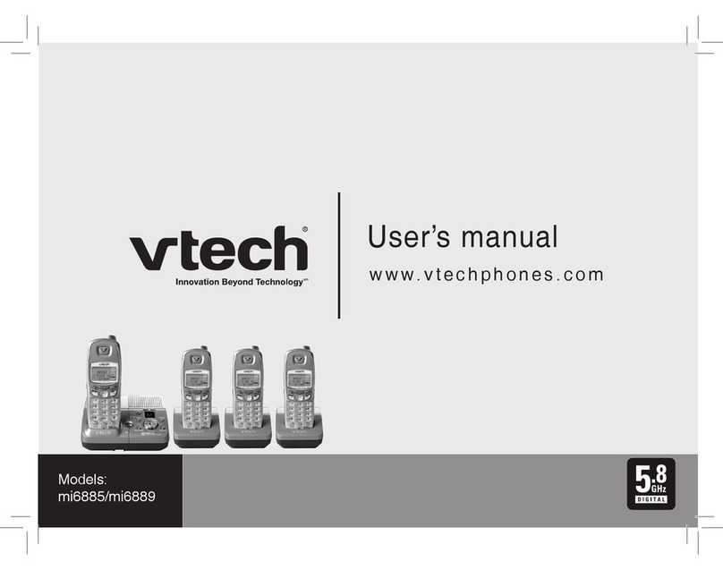 V-tech MI6889 User manual